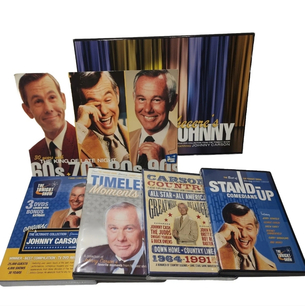 Heeere's Here's Johnny Carson The Tonight Show DVD Collection 12 Disc Set In Box